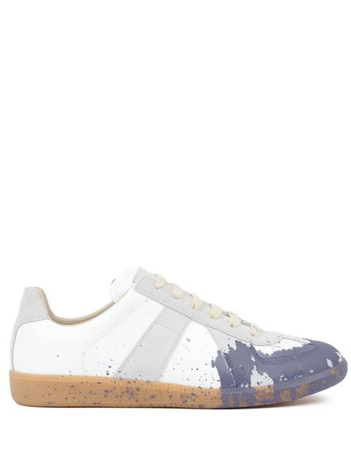 Sneaker in pelle di vitello bianca e multicolore Maison Margiela | S57WS0481P6230H0A65